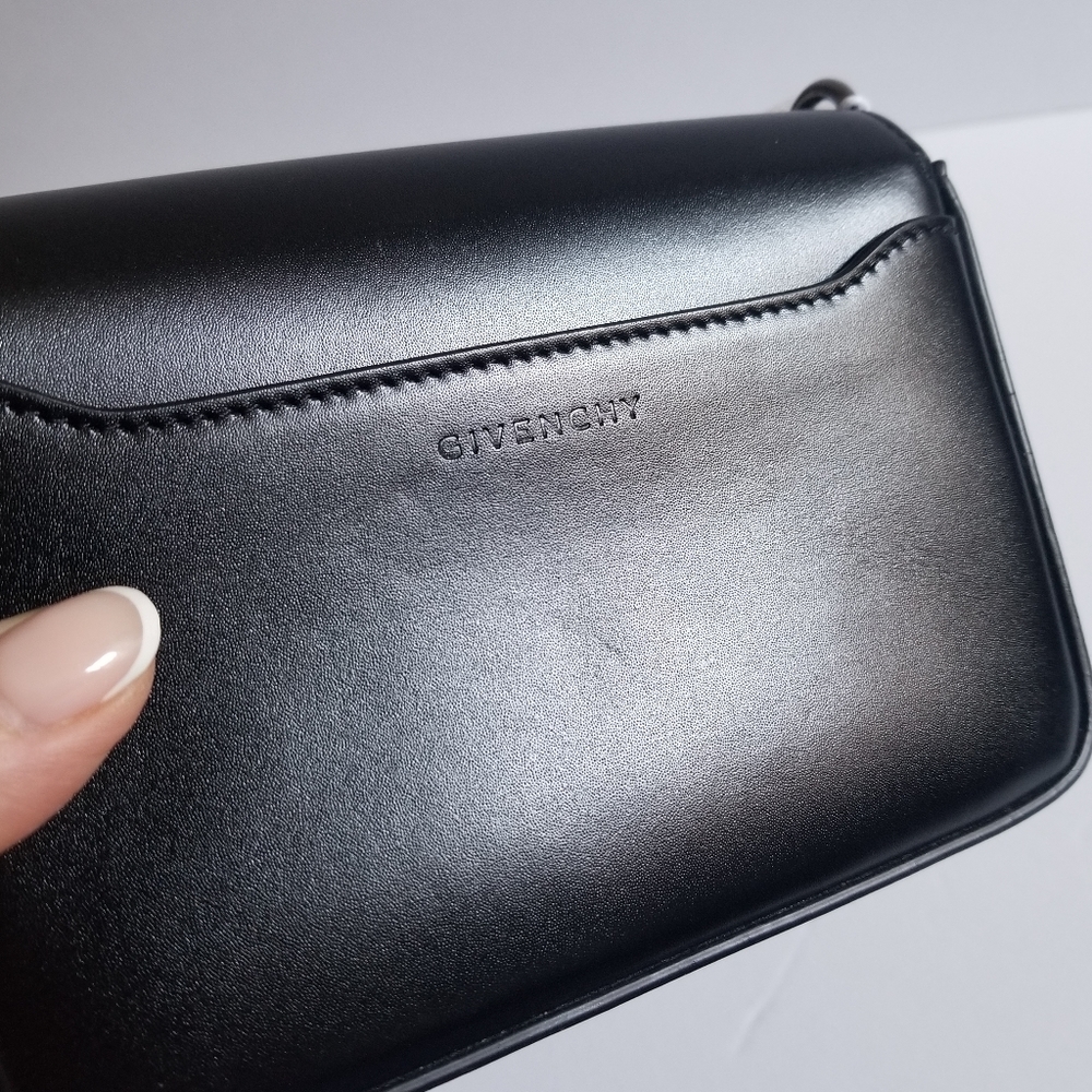 Givenchy Small Leather Crossbody Bag Black - Picture 8 of 14